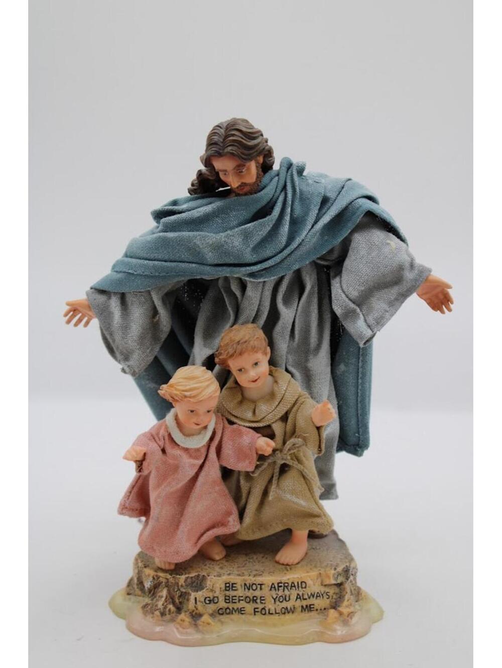 Vintage Ashton Drake Walking With The Lord Collection "Be Not Afraid" Figurine